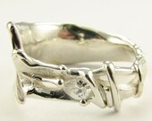 Bound. A Diamond & Silver Ring