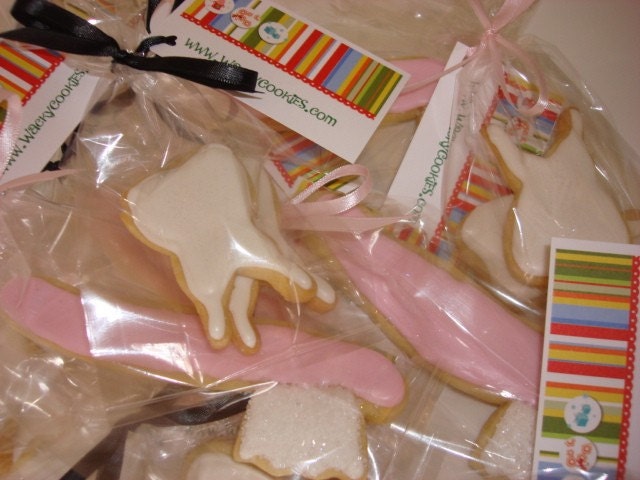Sweet Tooth- One dozen (24) Toothbrush and Teeth whimsy Cookies