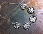 Reversible Heineken Bottle Cap Statement Necklace