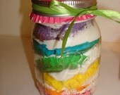 4 pack Rainbow Cupcakes (in a jar)
