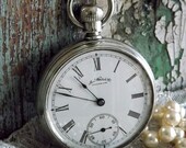 Antique 1889 Waltham Pocket Watch by avintageobsession on etsy