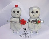 Love Bots Custom Wedding Cake Topper