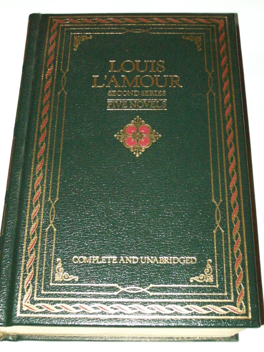 Louis L'Amour Vintage Leatherbound Book