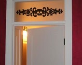 Skull Iron Scrollwork - Wall Decal