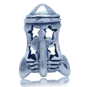 Sterling Silver Rocket Bead fits Pandora