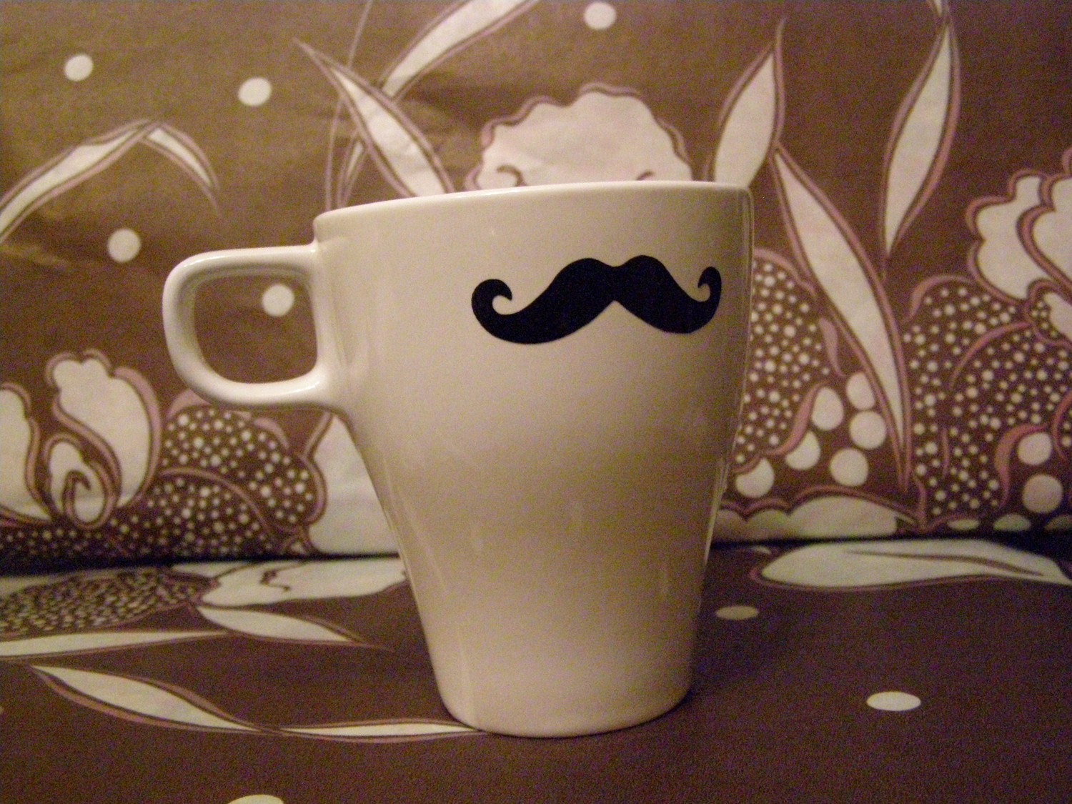 Mustache Mug Cup "The Small Handle Bar"