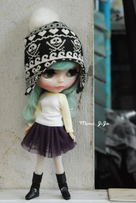 Neo Blythe Simply Skirt Dark Violet
