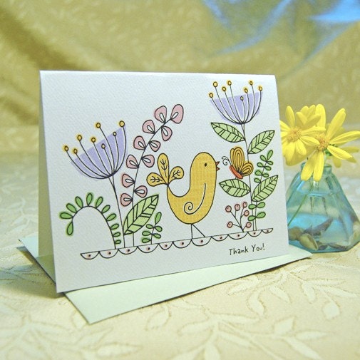 Spring Garden Note Cards