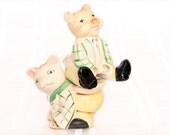 Pig and Cat Salt and Pepper Shakers