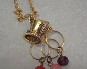 OSJ Mad Hatter Top Hat Charm Necklace