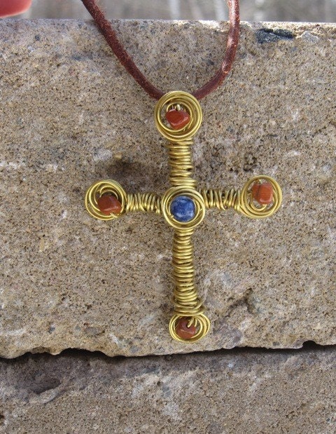Brass Wire Cross