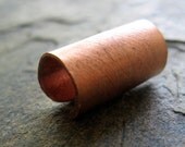 copper ear cuff super wide-- primitive series-- jolt by thebeadedlily on etsy