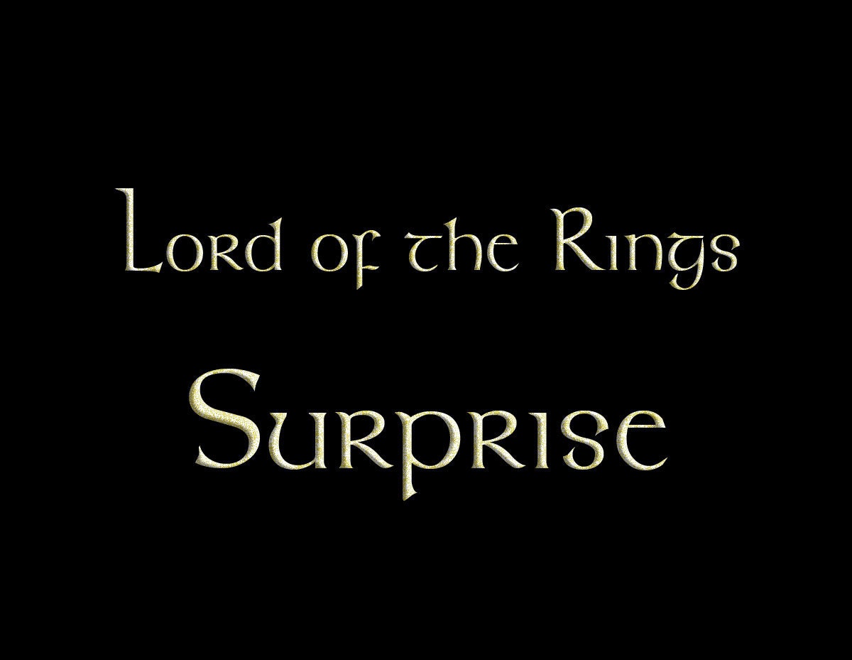 Lord of the Rings Themed Surprise Package - Itty Bitty Teeny Tiny Gift  - LOTR Quotes - Present