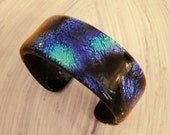 Blue Lagoon Dichroic Glass Bracelet