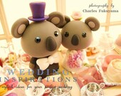 LOVE ANGELS Wedding Cake Topper-love Koala