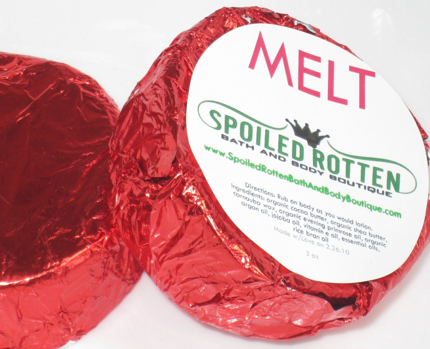 NEW FORMULA: 100 Percent Organic Naked MELT Solid Lotion and Massage Bar -Fragrance Free and Chemical Free -Vegan