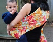 Precious Peony- Adjustable Baby Sling READY TO SHIP