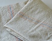 Vintage Cotton feed or grain Sack--hemp heavy muslin--treasury item...