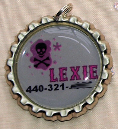 Custom Bottlecap I.D. Tag