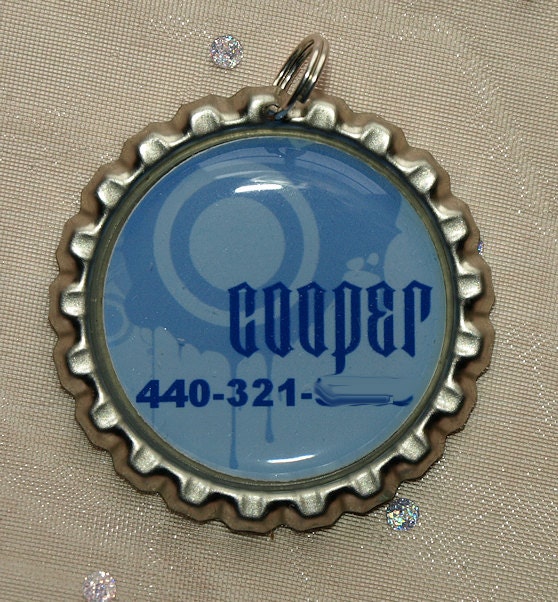 Custom Bottlecap I.D. Tag