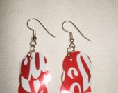 Soda Can Earrings - Coca Cola