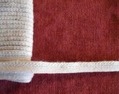 Vintage Trim - Beige Burlap  -  By The Yard