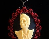 Dead Elvis Cameo Necklace "Burning Love"