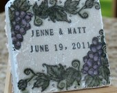 Grapevine Save the Date Magnets, Wedding Favors, Set of 10