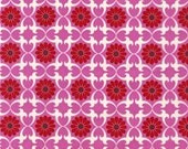 Robert Kaufman Pick a Bunch Sunflower Pattern Orchid Violet Purple Red White Daisy Fabric 1 Yard-- More yardage available