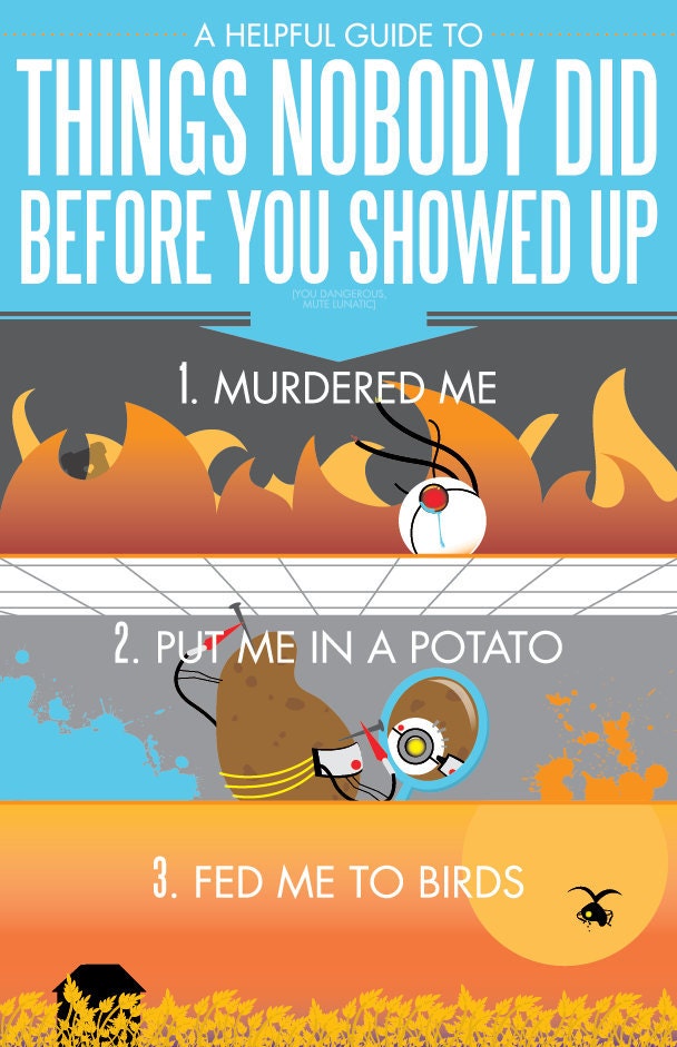 Because I'm A Potato - 11x17" Poster Print