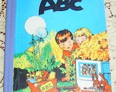 Antique Vintage 1950s Childrens ABC Tiny Tots Storybook