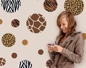 Animal Print Dots Wall Decals (Repositionable)