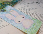 Marshmallow Bunny Rabbit Bookmark