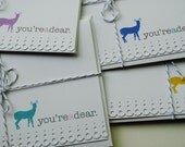 Set of four You're A Dear cards in assorted colors Il_170x135