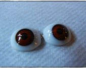 6mm Brown Doll Craft eyes 10 Pieces