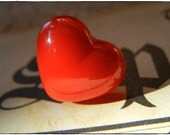 18mm Red Love Heart Nose for Plush Stuffed Animals 10 Pieces