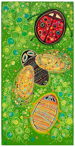 Green Bugs -- Print on Paper