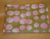 Blush Martini Dots Reusable Snack Bag  On Sale Now