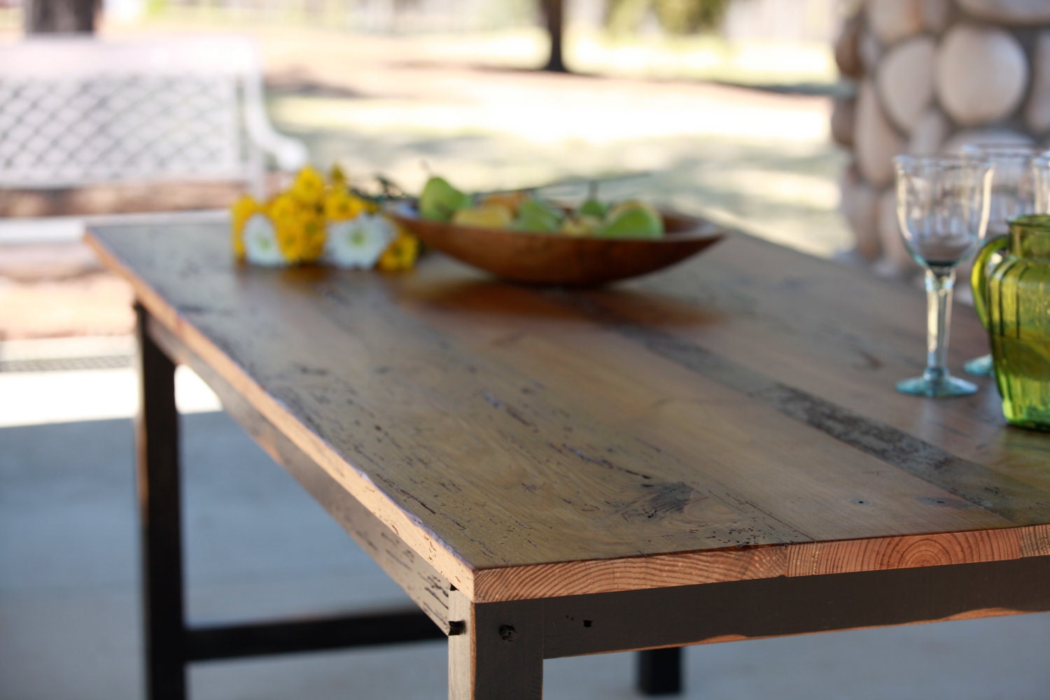 Farm Table Heart Pine from reclaimed barn wood