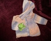 Knitted baby hoodie