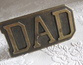 brass DAD buckle