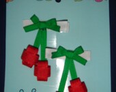 Dangling Cherry Clips (1 pair)