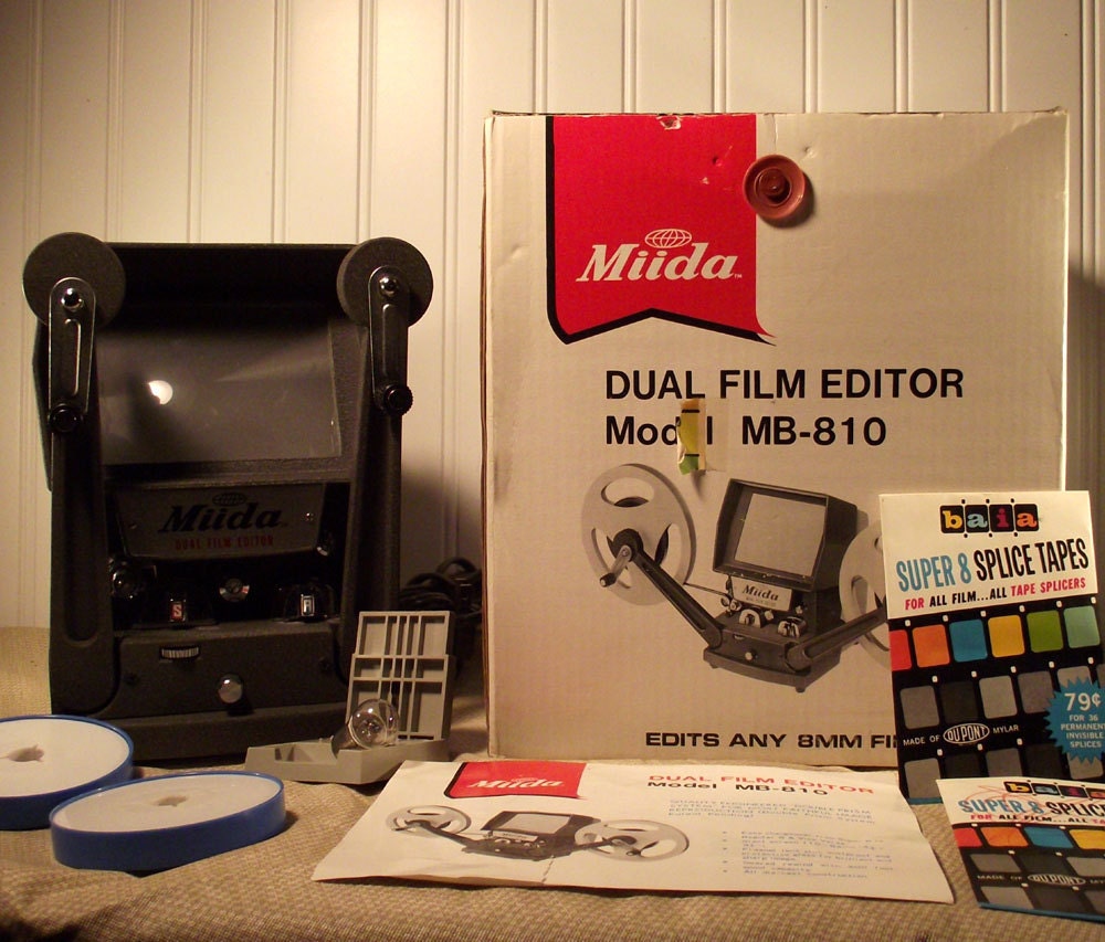 Miida Dual 8mm Film Editor