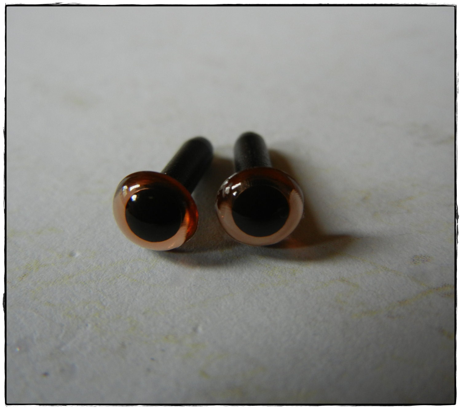 9mm New Brown Eyes for Plush Stuffed Animals 10 Pieces