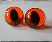 18mm Amber Cat Safety Eyes for Plush Stuffed Animals 10 Pieces