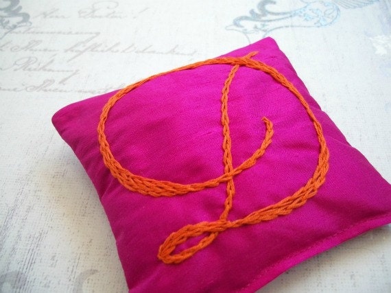 Lavender Sachet Hand Embroidered by Dolce Dreams