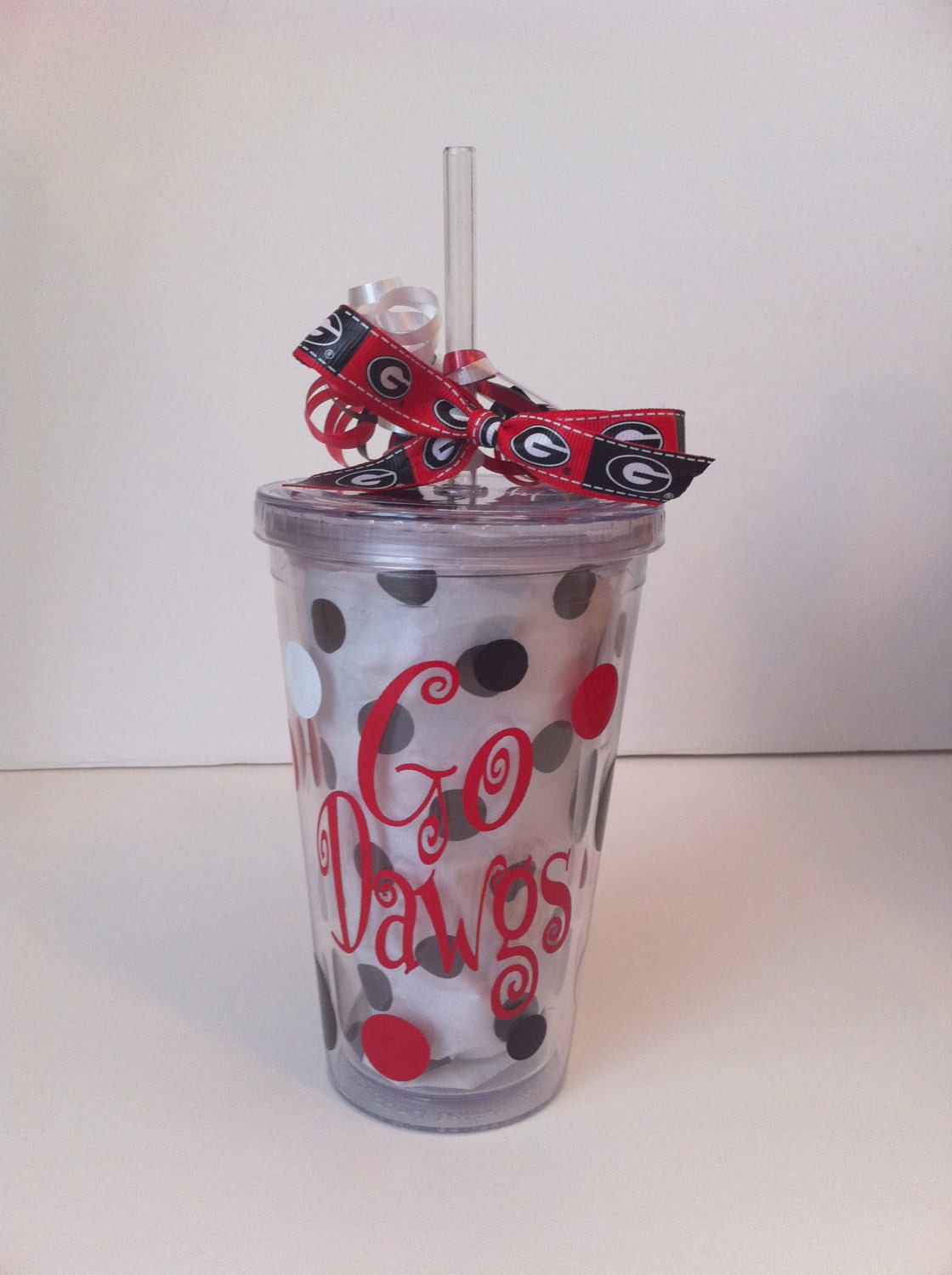 Georgia Bulldog Tumblers double walled acrylic tumblers personalized