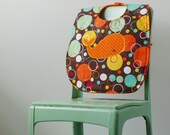 Whale Baby Bib - Bright Dots with a Whale Bib with Snaps
