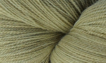 Laceweight Merino Wool Yarn, 2-ounce skein, Olive Wash