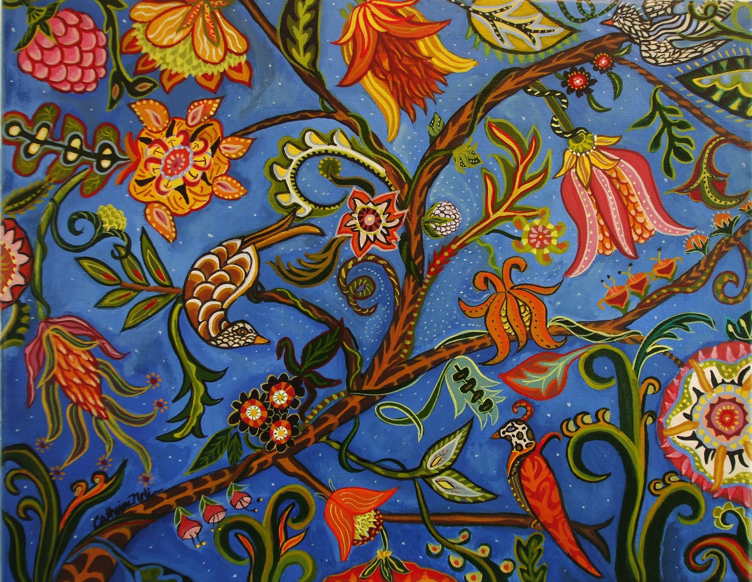 New Tree Of Life Original Painting  RESERVED